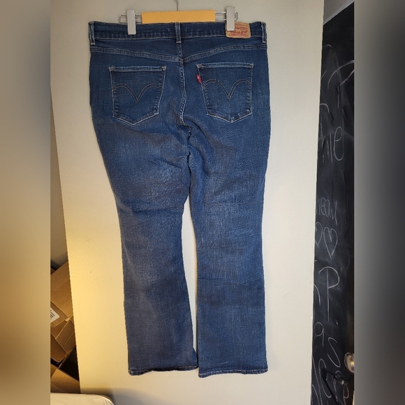 Levi Classic Boot Blue Denim Jeans, Size 14 (34) - Picture 3 of 6